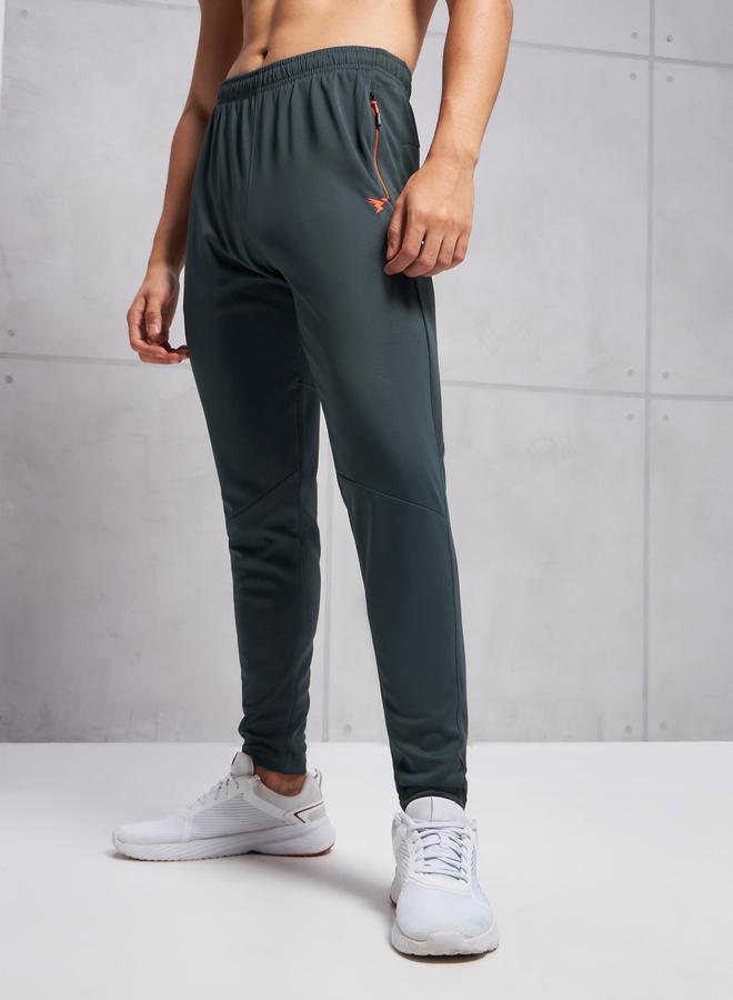 Technosport Men Solid Slim Fit Trackpants - Image 2